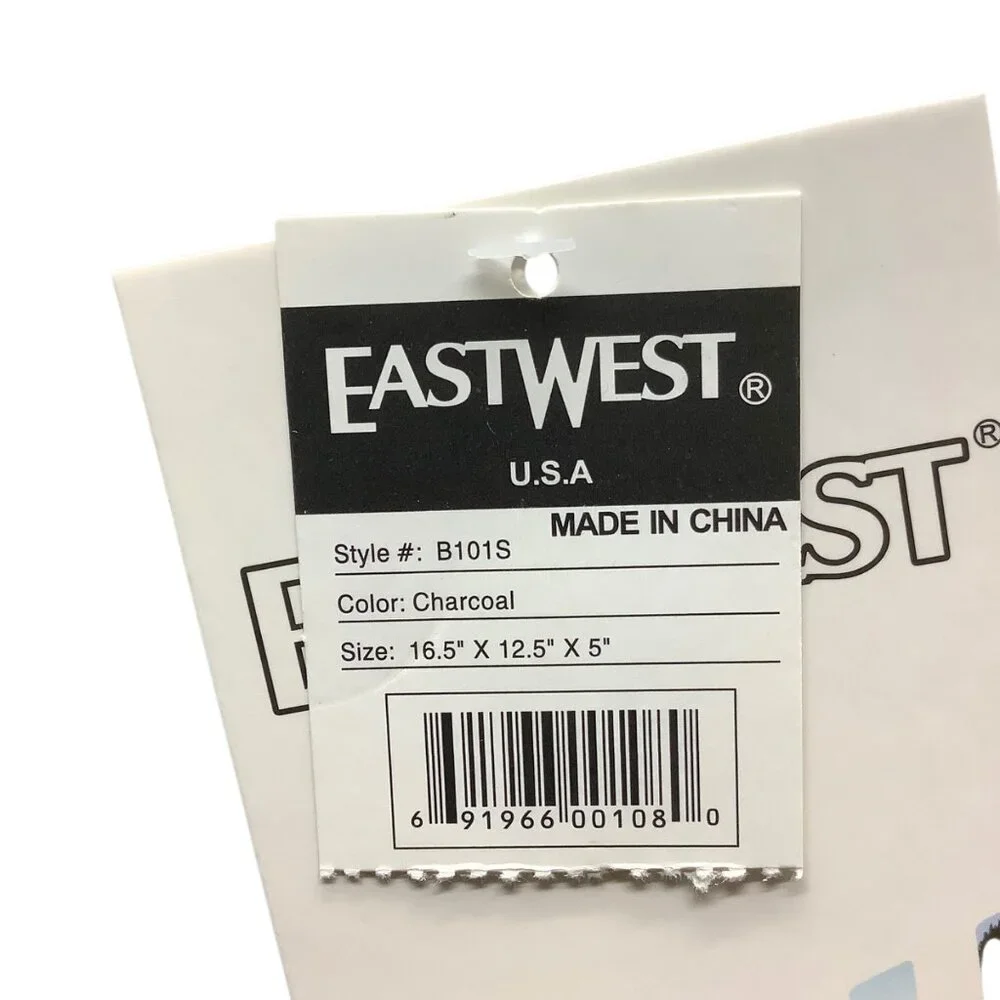 East West USA Charcoal School Backpack 16.5